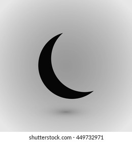 Moon and stars at icon