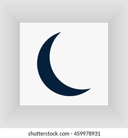 Moon and stars icon