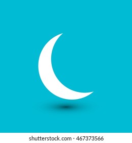 Moon and stars at icon