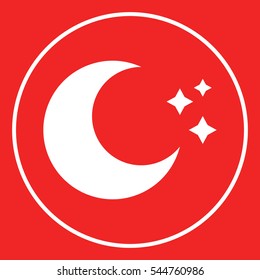 Moon stars icon