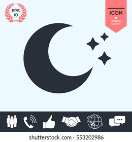 Moon stars icon