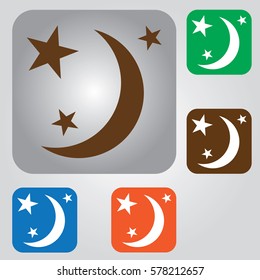 Moon and Stars icon.