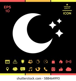 Moon stars icon