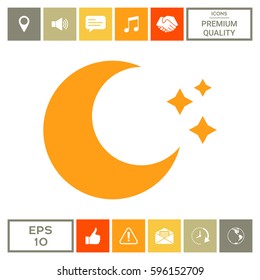 Moon stars icon