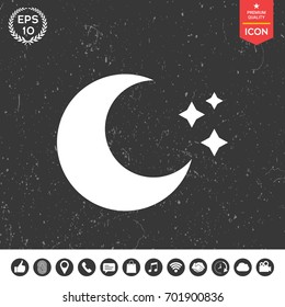 Moon stars icon