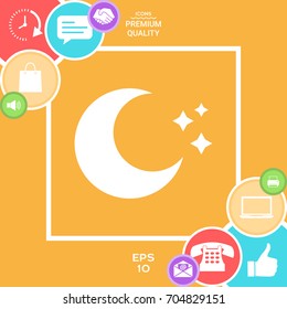 Moon stars icon
