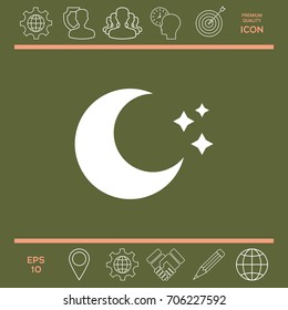 Moon stars icon