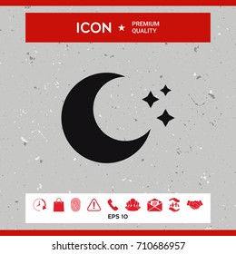 Moon stars icon