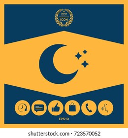 Moon stars icon