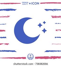 Moon stars icon
