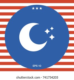 Moon stars icon