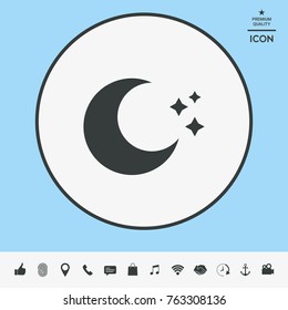 Moon stars icon