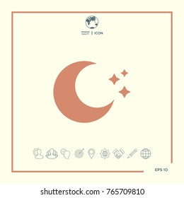 Moon stars icon