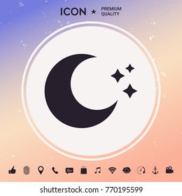 Moon stars icon