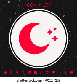 Moon stars icon