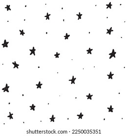 Moon and stars icon isolated. Flat design. Moon and star Icon isolated on white Background. Night symbol for your web site design, logo. Flat design. filled black symbol. Vector EPS 10.