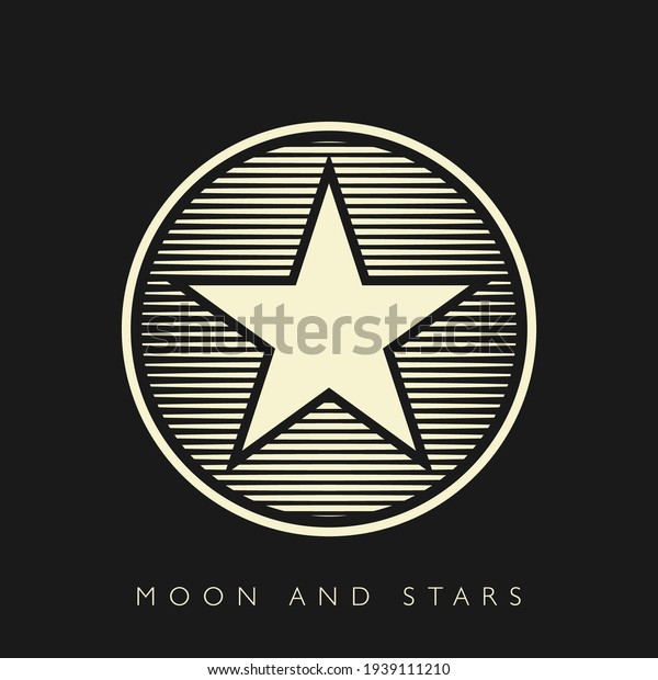 Moon and stars icon
isolated. Flat design. Vector Illustration.Night with moon and
stars icon in flat style. Night symbol for your web site design,
logo. Vector EPS 10.