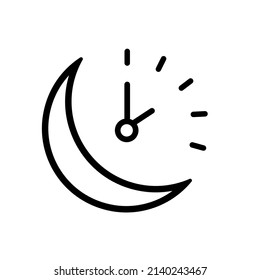 Moon And Stars Icon. Sleep Dreams Symbol. Night Or Bed Time Sign. Report Document, Information And Check Tick Icons. Currency Exchange. Vector