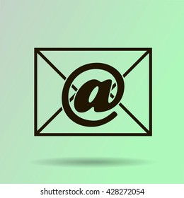 Moon & stars. vector icon