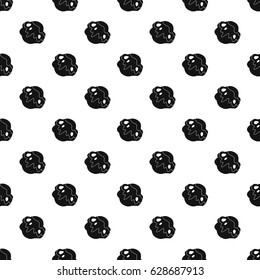 Moon stone pattern seamless in simple style vector illustration