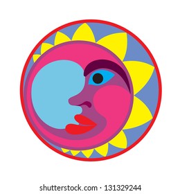 Moon stylized symbol