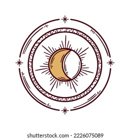 moon and sun astrology icon