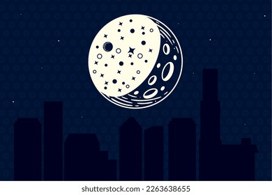 moon surreal astrology artistic style