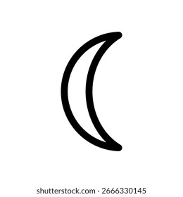 Símbolo da Lua, design de vetor simples