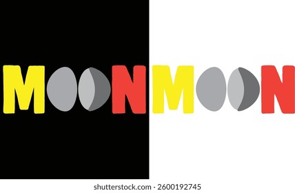 moon moon t shirt design