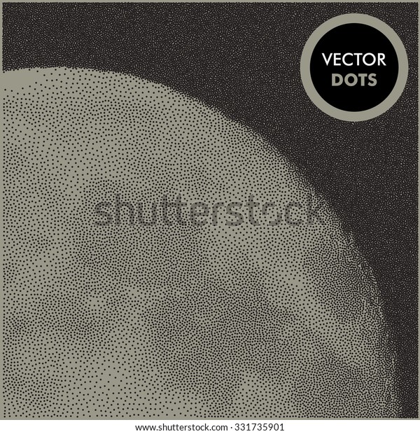 Moon\
texture vector illustration. Space dots\
Background.