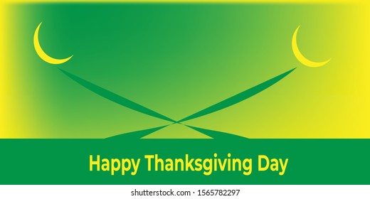 Moon Thanksgiving Background design volume 2