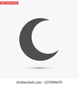 moon vector icon 10 eps