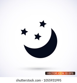 Moon  vector icon