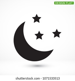 Moon  vector icon