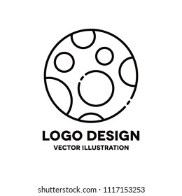 moon vector icon