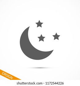 Moon  vector icon