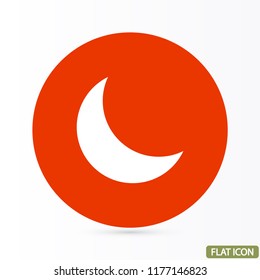 Moon  vector icon