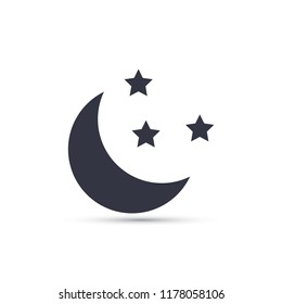 Moon  vector icon