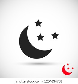 Moon  vector icon