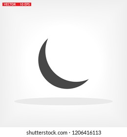 Moon Vector icon