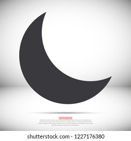 Moon  vector icon