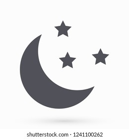 Moon  vector icon