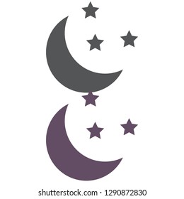 Moon  vector icon