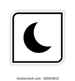 MOON  - vector icon