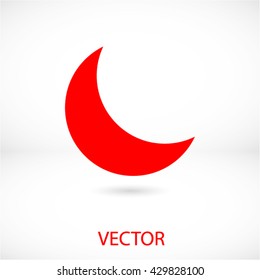 moon vector icon