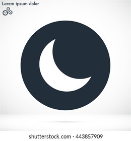 moon vector icon
