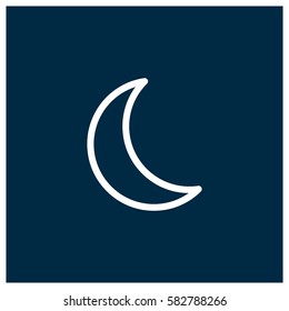 Moon vector icon