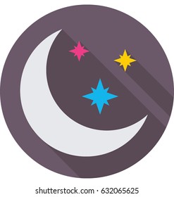 Moon Vector Icon