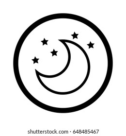 moon vector icon