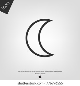 moon vector icon